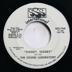 SOUND LABORATORY - SHERRY SHERRY (BOTH SIDES) - ROCK 45 *PROMO*
